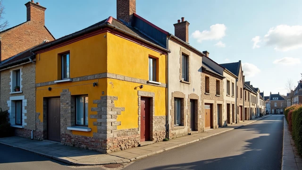 Les soubassements, la partie basse d'un mur la plus exposée à l'humidité