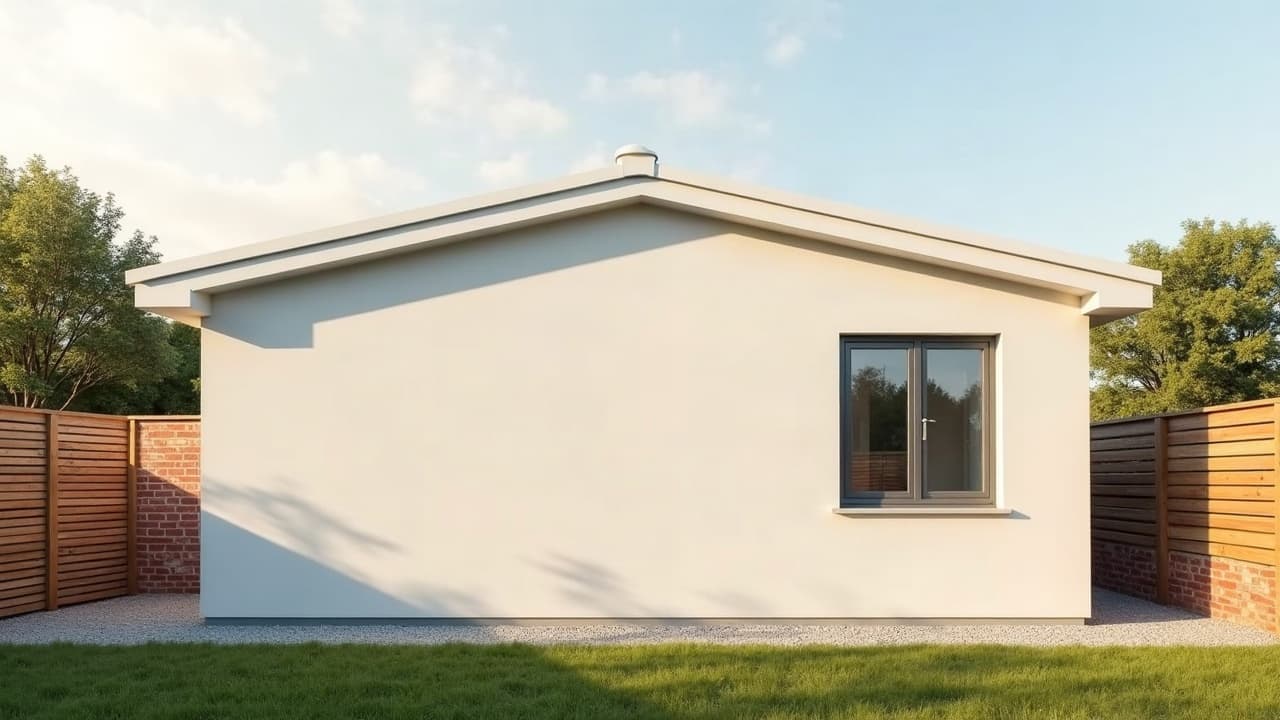 Pavillon récent enduit dans un lotissement résidentiel de Coquelles, aucune personne visible